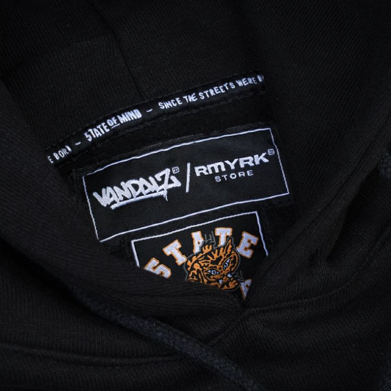 VANDALZ COLLEGE - Hoodie - Black