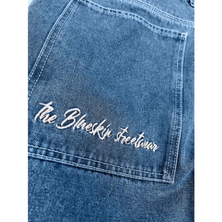 Jeans Baggy Wareko Azzurro Stone Bleached